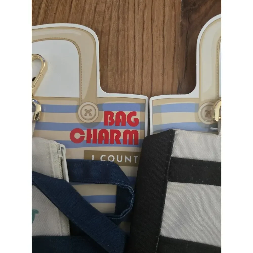 Target Bullseye Playground Spring Black Canvas Bag Clip Brand New S32